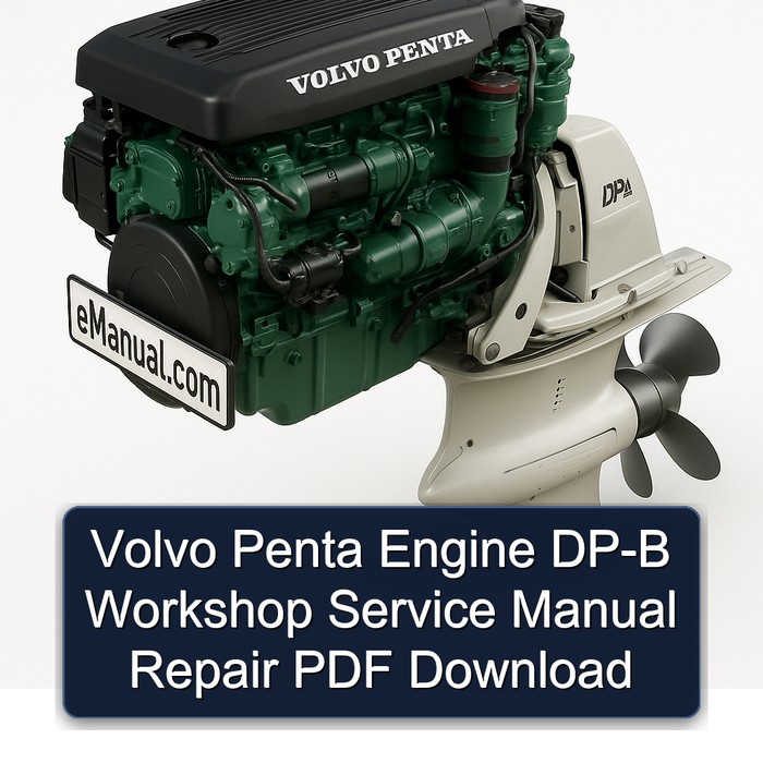 Volvo Penta Engine DP-B Workshop Service Manual Repair PDF Download