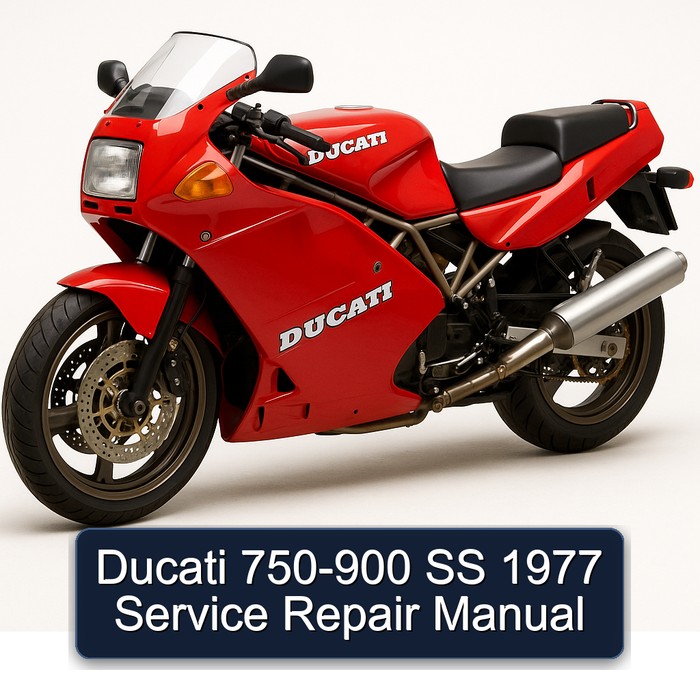 Ducati 750-900 SS 1977 Manual de servicio y reparación