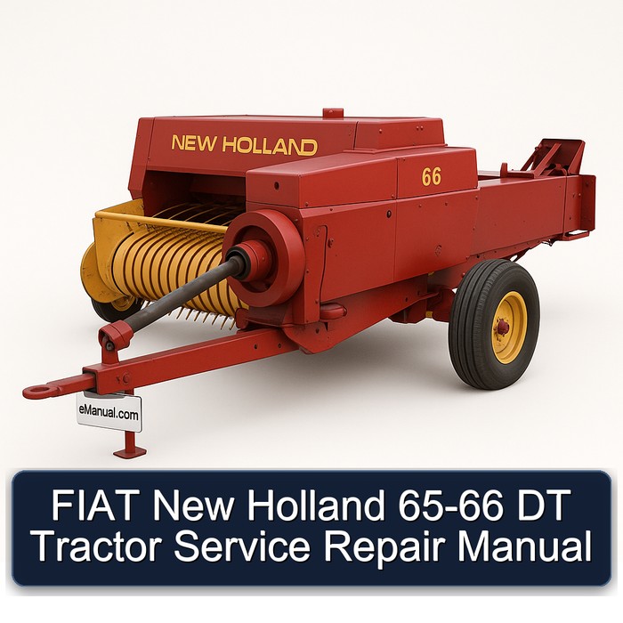 Manual de Reparación y Servicio para Tractor FIAT New Holland 65-66 DT