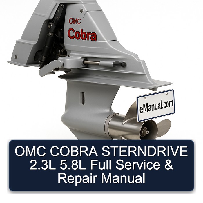 OMC COBRA STERNDRIVE 2.3L 5.8L Full Manual de servicio y reparación