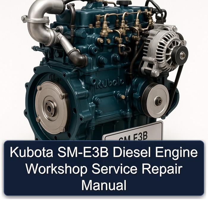 Manual de Reparación y Servicio del Motor Diesel Kubota SM-E3B