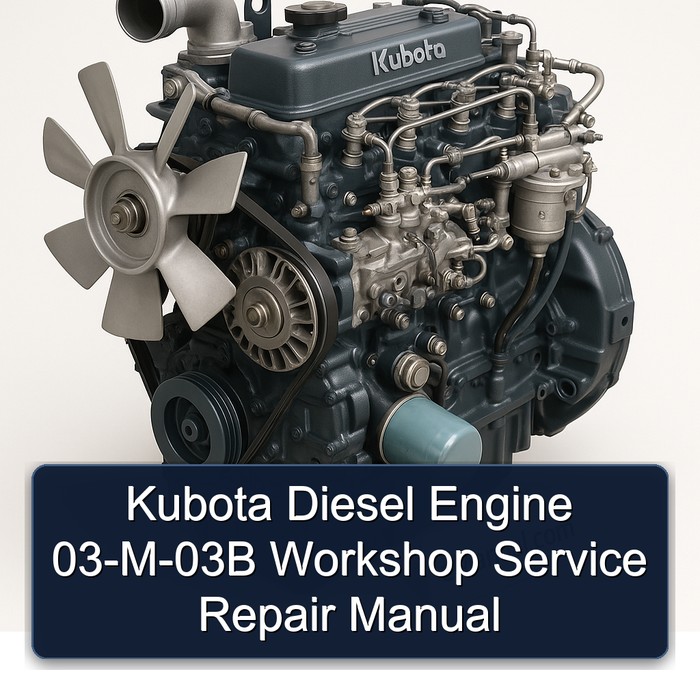 Kubota Diesel Engine 03-M-03B Workshop Service Repair Manual 
