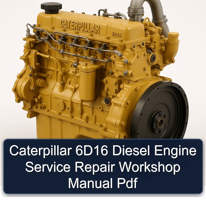 Manual de Reparación y Servicio del Motor Diesel Caterpillar 6D16 PDF