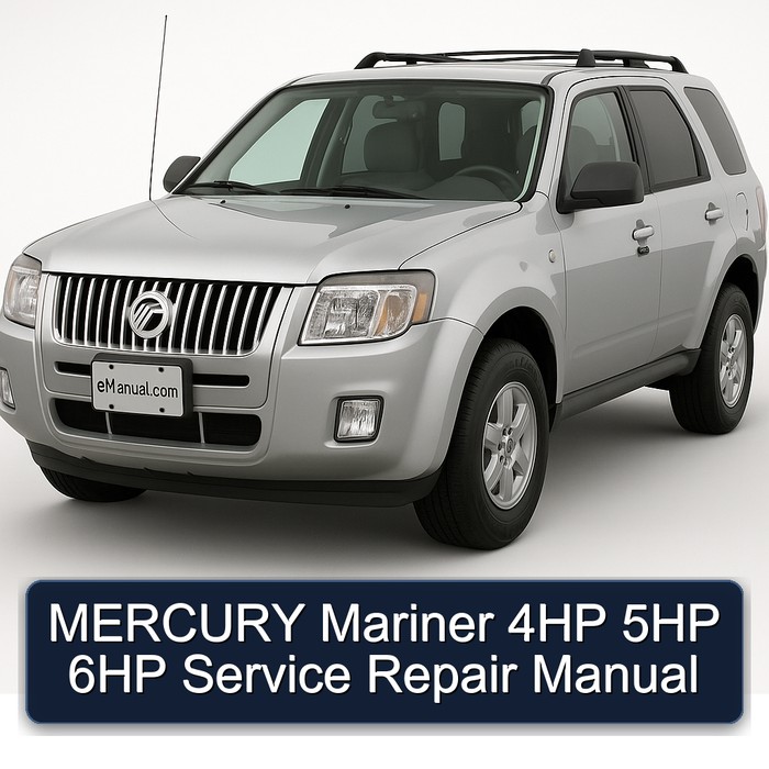 Mercury Mariner 4HP 5HP 6HP Workshop Service Repair Manual PDF Download