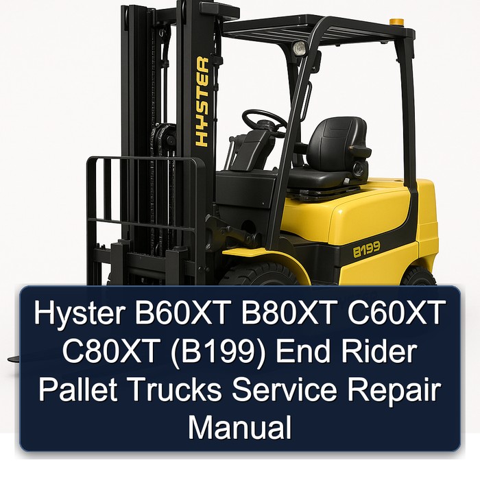 Hyster B60XT, B80XT, C60XT, C80XT (B199) Endstapler - Service- und Reparaturhandbuch