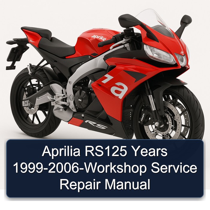 Aprilia RS125 Years 1999-2006-Workshop Manual de servicio y reparación