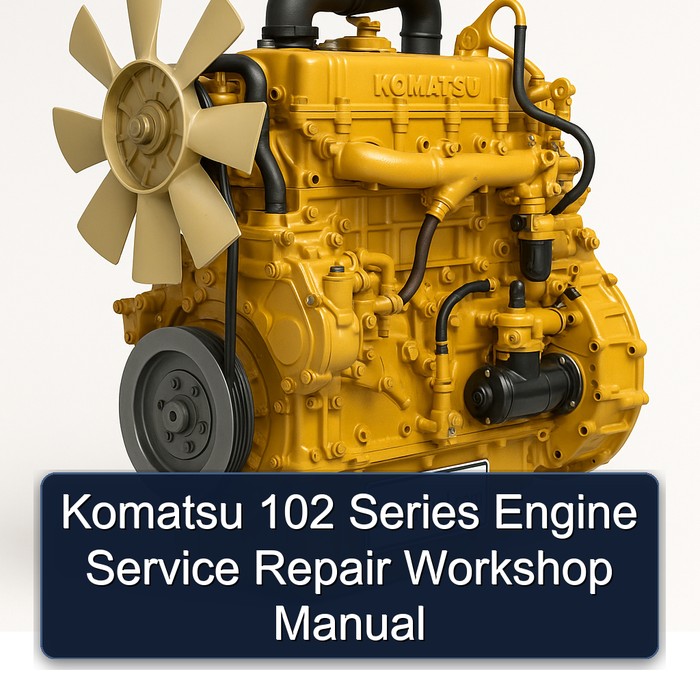 Komatsu 102 Series Engine Service Repair Workshop Manual