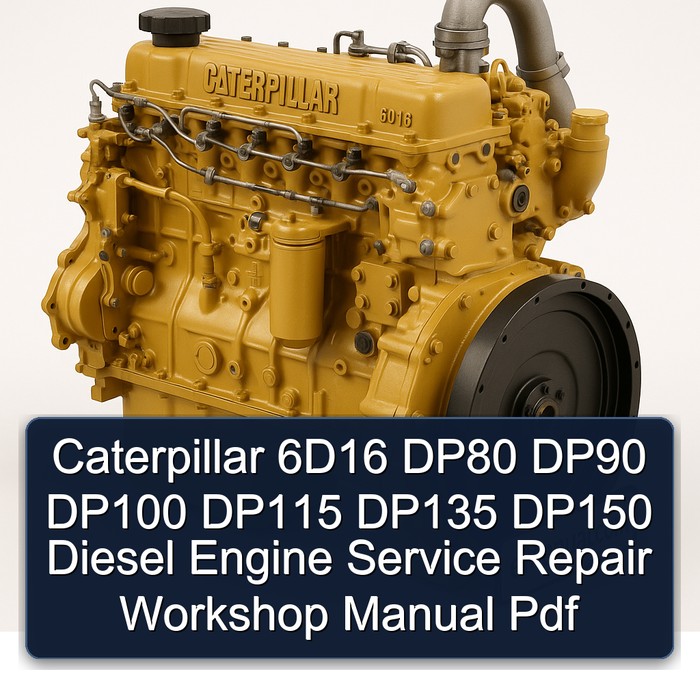 Caterpillar 6D16 DP80 DP90 DP100 DP115 DP135 DP150 Diesel Engine Service Repair Workshop Manual Pdf