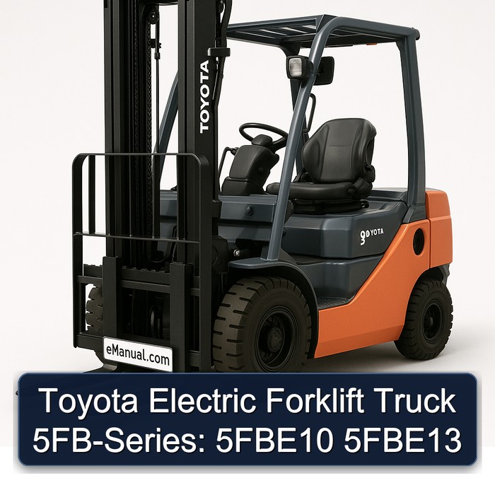 Toyota Electric Forklift Truck 5FB-Series: 5FBE10 5FBE13