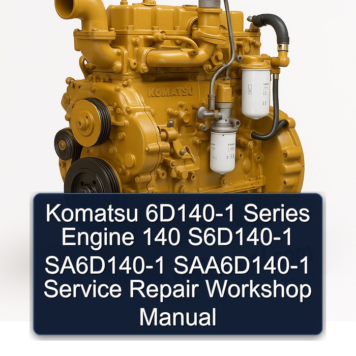 Manual de Reparación y Servicio del Motor Komatsu 6D140-1 Serie