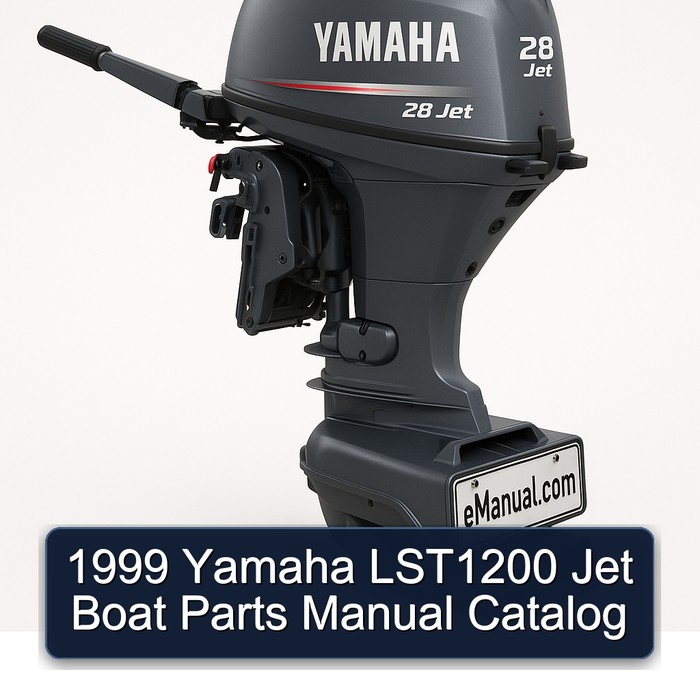 1999 Yamaha LST1200 Jet Boat Parts Manual Catalog 