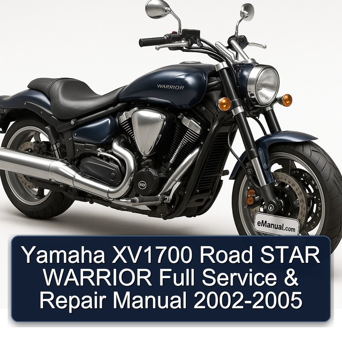 Yamaha XV1700 Road STAR WARRIOR Full Manual de servicio y reparación 2002-2005