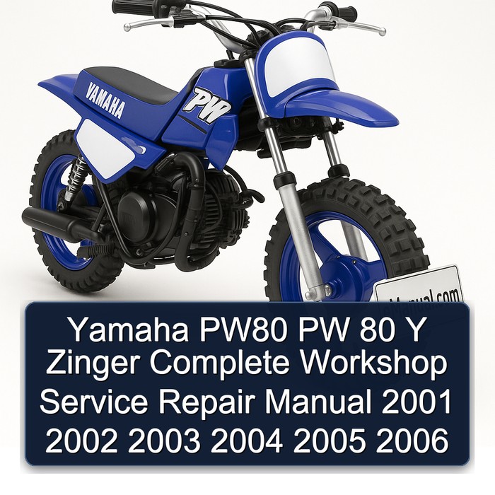 Yamaha PW80 PW 80 Y Zinger Manual completo de servicio y reparación del taller 2001 2002 2003 2004 2005 2006