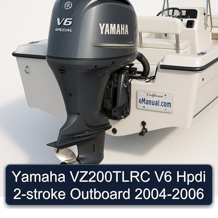 Yamaha VZ200TLRC V6 Hpdi 2-stroke Outboard 2004-2006