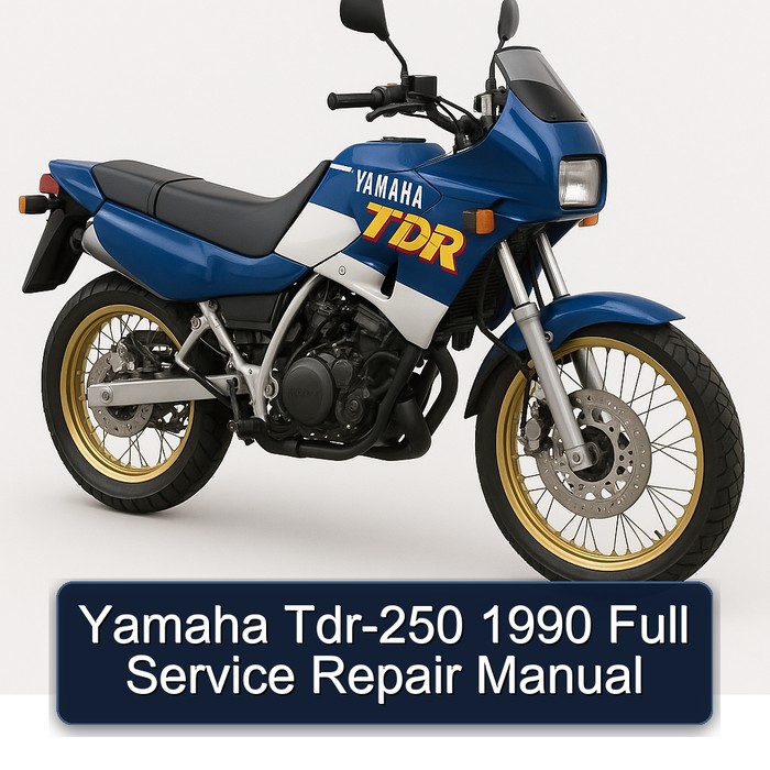 Yamaha Tdr-250 1990 Full Manual de servicio y reparación