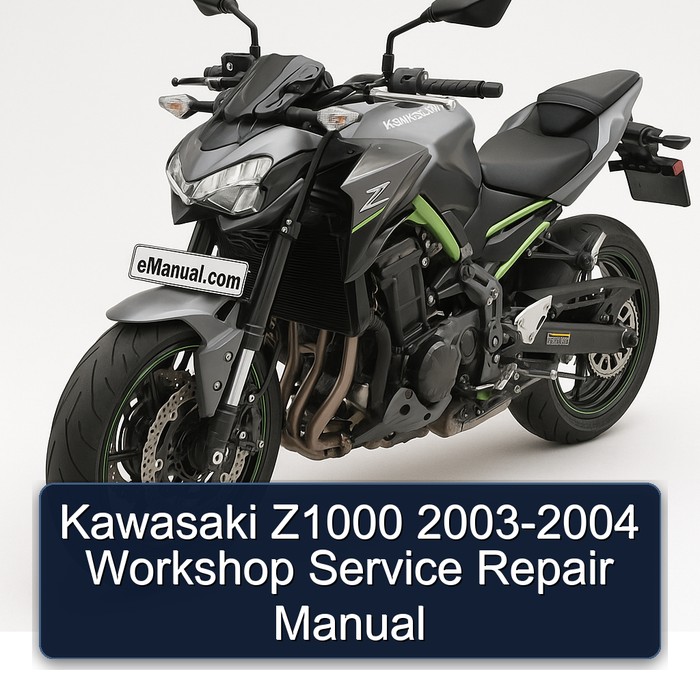 Kawasaki Z1000 2003-2004 Workshop Manual de servicio y reparación