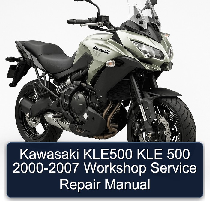 Kawasaki KLE500 KLE 500 2000-2007 Workshop Manual de servicio y reparación
