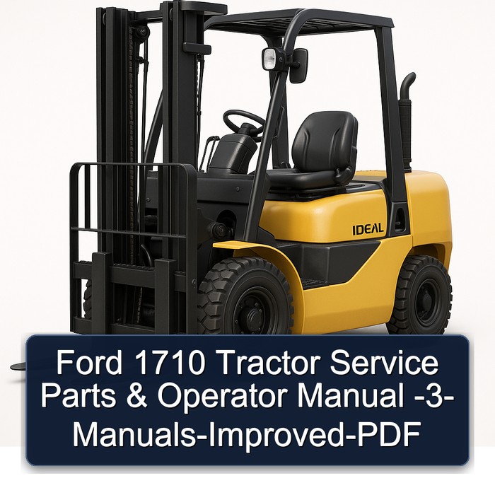 Manuales de Servicio y Operación para Tractor Ford 1710 - PDF
