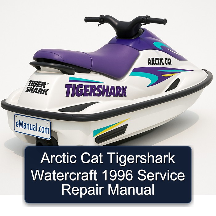 Arctic Cat Tigershark Watercraft 1996 Manual de servicio y reparación