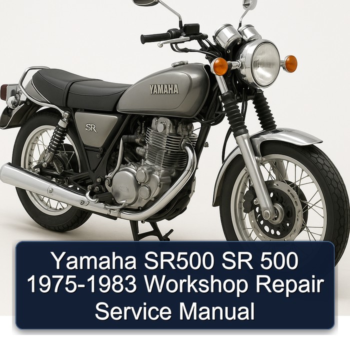 Yamaha SR500 SR 500 1975-1983 Workshop Repair Service Manual