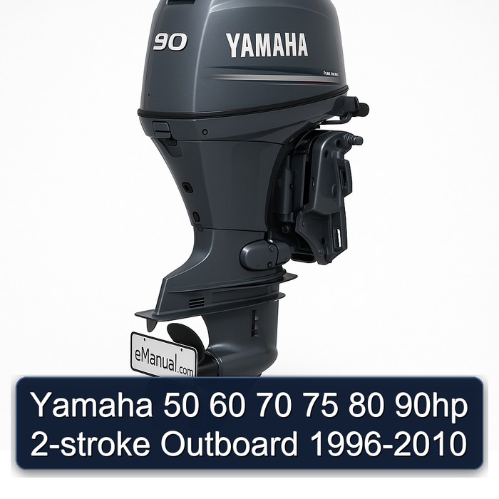 Yamaha 50 60 70 75 80 90hp 2-stroke Outboard 1996-2010