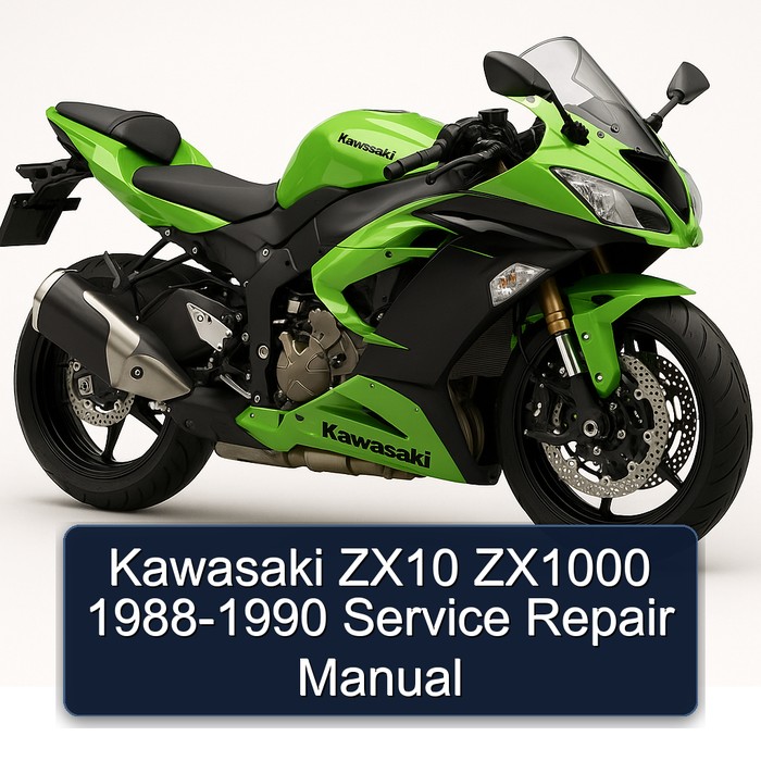 Kawasaki ZX10 ZX1000 1988-1990 Service Repair Manual