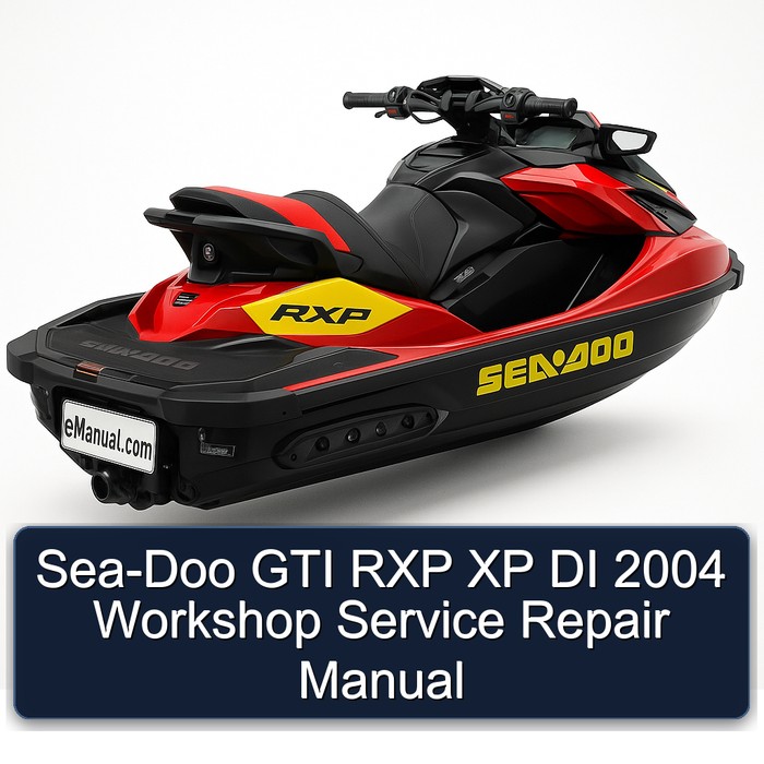 Sea-Doo GTI RXP XP DI 2004 Workshop Manual de servicio y reparación