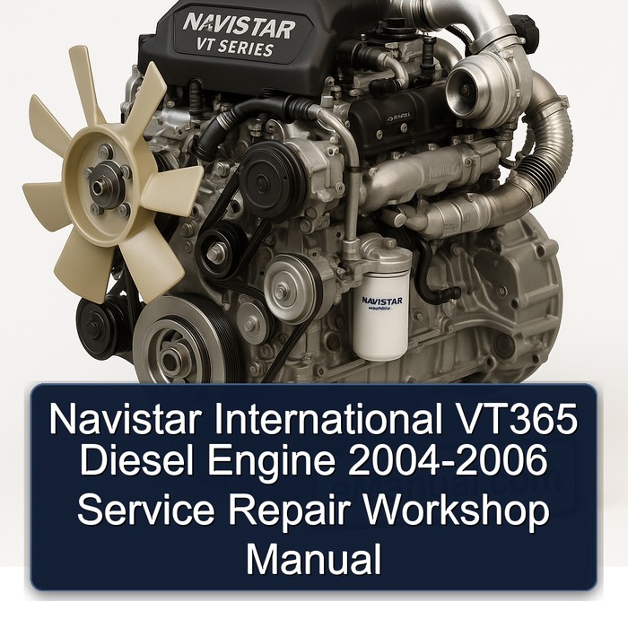 Manual de Reparación y Servicio Motor Diesel Navistar International VT365 (2004-2006)