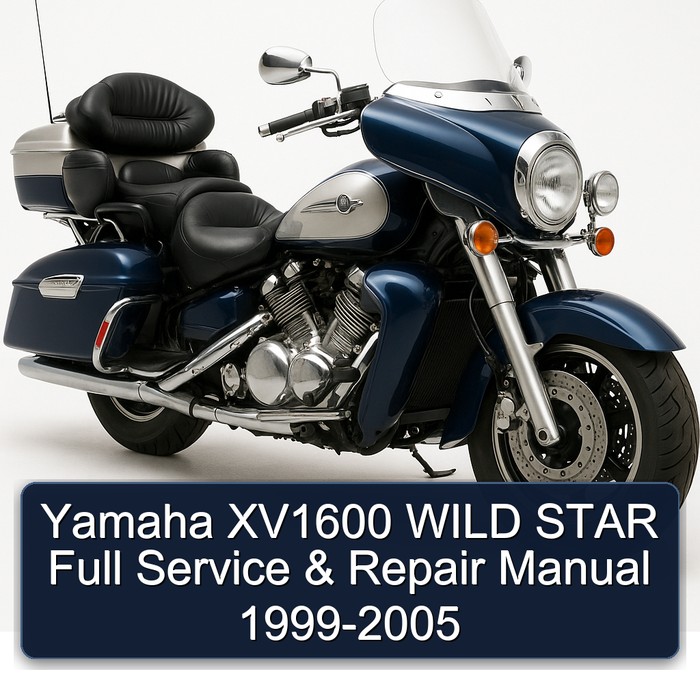 Yamaha XV1600 WILD STAR Full Manual de servicio y reparación 1999-2005