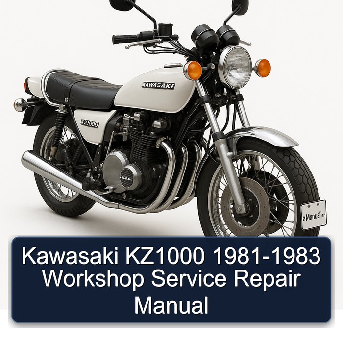 Kawasaki KZ1000 1981-1983 Workshop Manual de servicio y reparación
