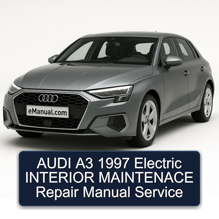 AUDI A3 1997 Electric INTERIOR MAINTENACE Repair Manual Service