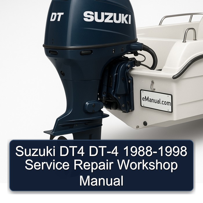 Suzuki DT4 DT-4 1988-1998 Service Repair Workshop Manual