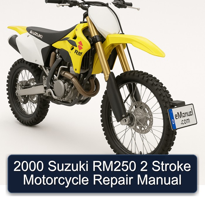 2000 Suzuki RM250 2 Stroke Motorcycle Repair Manual