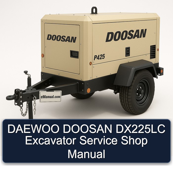 DAEWOO DOOSAN DX225LC Excavator Service Shop Manual