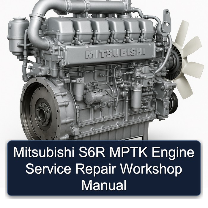 Mitsubishi S6R MPTK Engine Service Repair Workshop Manual