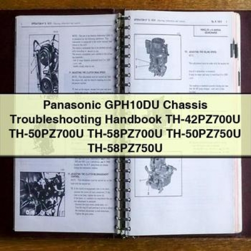 Panasonic GPH10DU Chassis Troubleshooting Handbook Th-42PZ700U Th-50PZ700U Th-58PZ700U Th-50PZ750U Th-58PZ750U PDF Download