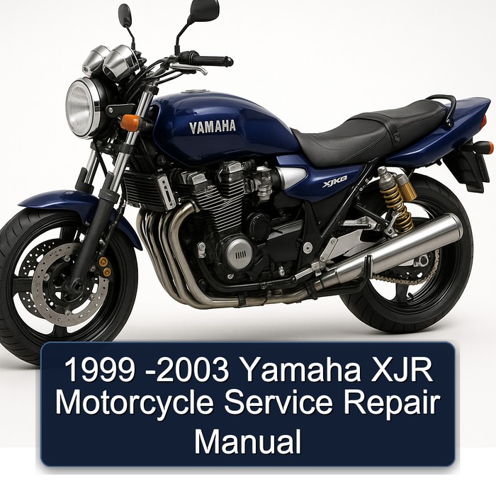 1999 -2003 Yamaha XJR Motorcycle Manual de servicio y reparación