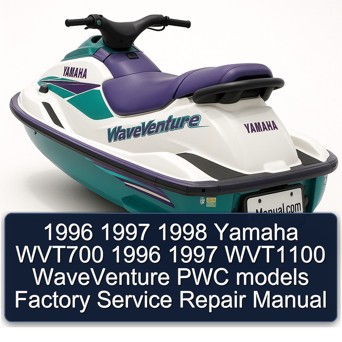 1996 1997 1998 Yamaha WVT700 1996 1997 WVT1100 WaveVenture PWC models Factory Service Repair Manual