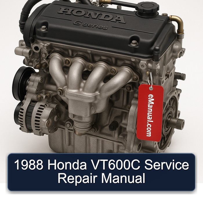 1988 Honda VT600C Manual de servicio y reparación