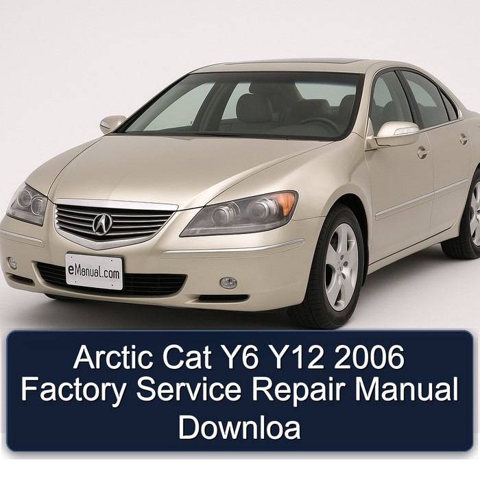 Arctic Cat Y6 Y12 2006 Factory Service Repair Manual Downloa
