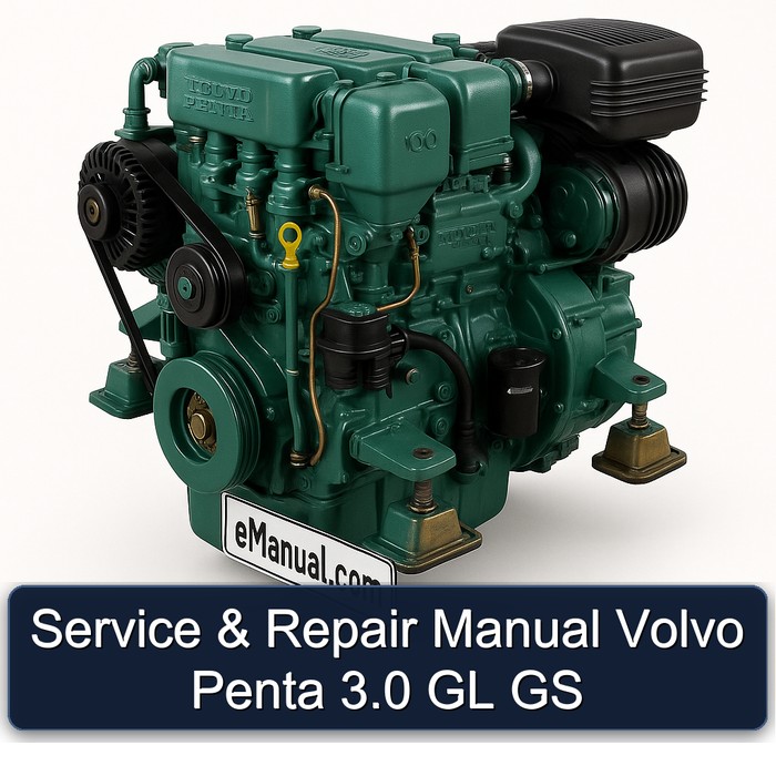  Service & Repair Manual Volvo Penta 3.0 GL GS