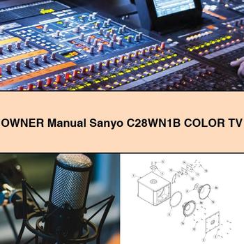 Owner Manual Sanyo C28WN1B Color TV