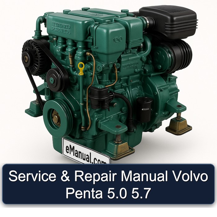  Service & Repair Manual Volvo Penta 5.0 5.7