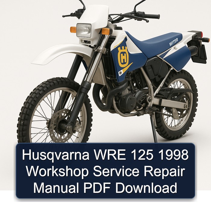 Husqvarna WRE 125 1998 Workshop Manual de servicio y reparación PDF Download