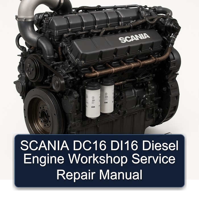 Scania DC16 DI16 Dieselmotor Werkstatt-Servicehandbuch