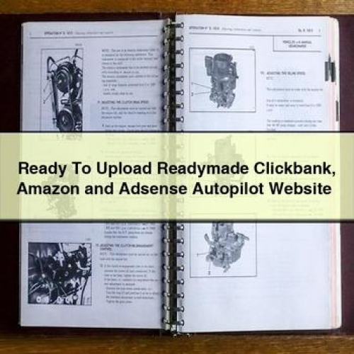 Ready to Upload Readymade Clickbank Amazon and Adsense Autopilot Website PDF Download