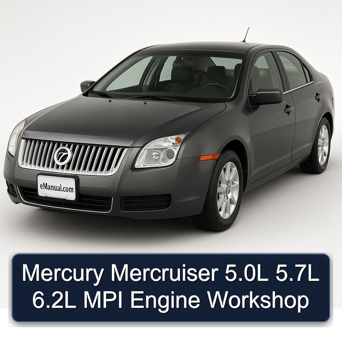 Mercury Mercruiser 5.0L 5.7L 6.2L MPI Engine Workshop