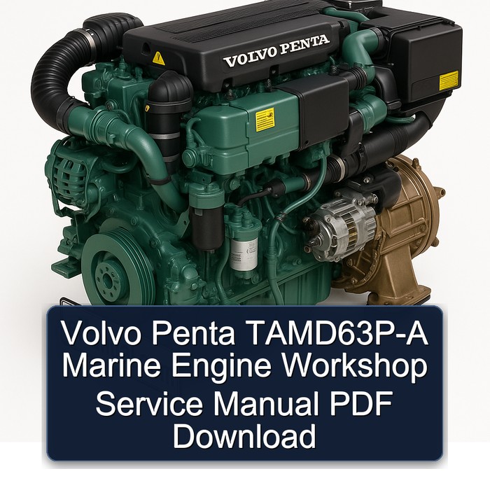 Volvo Penta TAMD63P-A Marine Engine Workshop Service Manual PDF Download