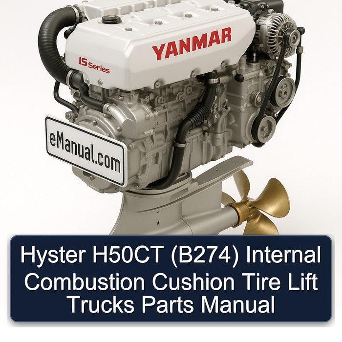 Hyster H50CT (B274) Internal Combustion Cushion Tire Lift Trucks Parts Manual 