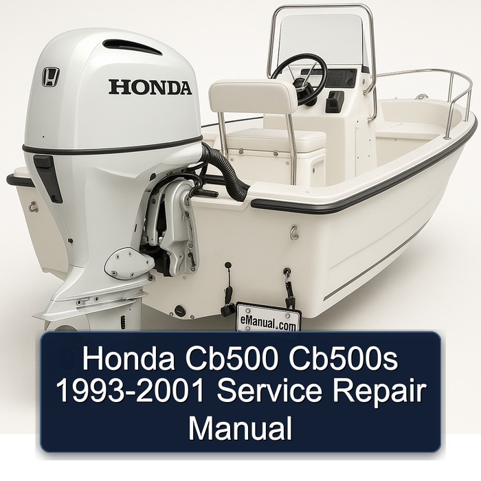 Honda Cb500 Cb500s 1993-2001 Manual de servicio y reparación